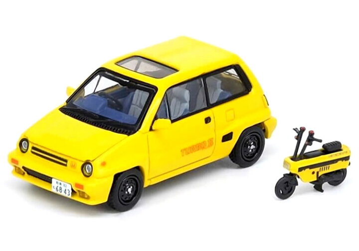 楽天市場】INNO Models 1/64 ホンダ シティ ターボII イエロー 
