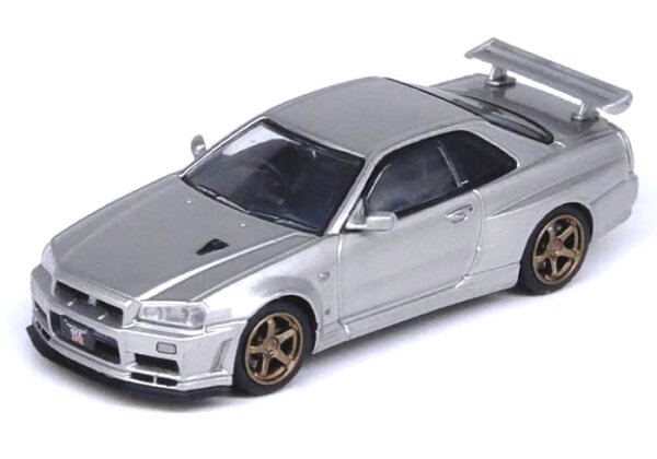 INNO Models 1/64 日産 スカイライン GT-R (R34) V-Spec II シルバー