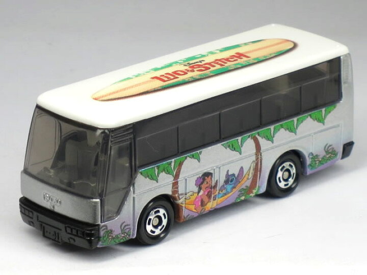 楽天市場 単品 ディズニートミカ いすゞ スーパーハイデッカーバス リロ スティッチ シルバー カーホビーショップ アンサー