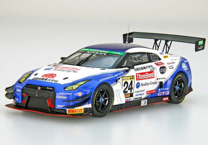 楽天市場】エブロ 1/43 スリーボンド 日産自動車大学校 GT-R スーパー 