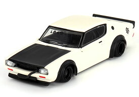 MINI GT 1/64 日産 スカイライン KPGC110 ケンメリ リバティーウォーク ホワイト (右ハンドル)