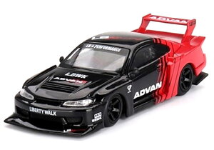 MINI GT 1/64 ���Y �V���r�A (S15) LB-Super Silhouette ADVAN (�E�n���h��)