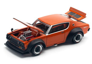 POP RACE 1/64 ���Y �X�J�C���C�� KPGC110 GT-R �P������ V8 DRIFT �I�����W