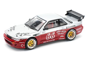 POP RACE 1/64 PANDEM �V���r�A S13 MOONTECH ���b�h/�V���o�[