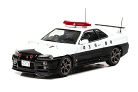 RAI'S 1/43 日産 スカイライン GT-R VspecII (BNR34) 2002 埼玉県警察 高速道路 交通警察隊車両【854】
