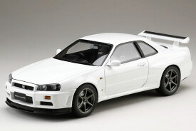 Hobby JAPAN 1/18 日産 スカイライン GT-R (BNR34) Vスペック 1999 前期型 ホワイト