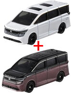 【トミカ093】日産 エルグランド E53 (通常版 NEWシール＋初回特別仕様) 2台セット