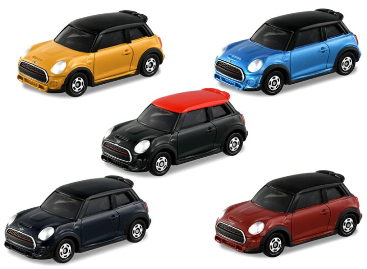 楽天市場 トミカ カラフルコレクション ミニ ジョン クーパー ワークス 全5種類 完全揃い カーホビーショップ アンサー