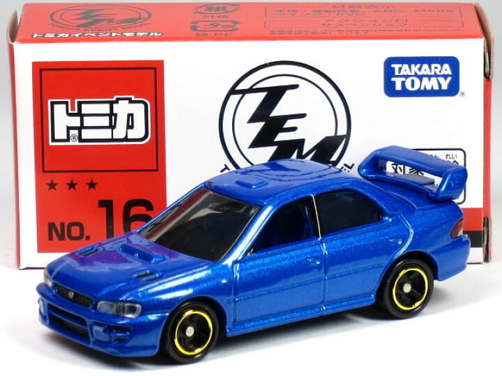 楽天市場】特注トミカ イベントモデル No.16 スバル インプレッサ WRX 