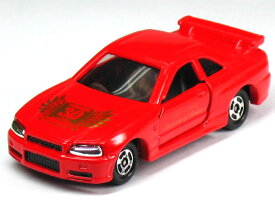 【単品】トミカ ニッサン スカイライン GT-R R34 レッド (1970-2000 アニバーサリー トミカ) (クリアケース入)