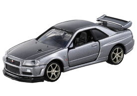 ※屋根部分 小規模 塗装不良/傷有※【単品】トミカプレミアム 日産 スカイライン GT-R R34 スパークリングシルバー (外箱無/当店クリアケース入)