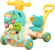 4in1 ベビーウォーカー 手押し車 幼児ウォーカー ベビー歩行器 歩行補助 歩行練習 トレーニング サポート…