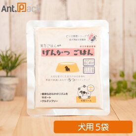 ピリカ薬膳 げんかつごはん（旧漢方ごはん）「土」牛肉 犬用 80g×5袋［ネコポス発送］2セットまで