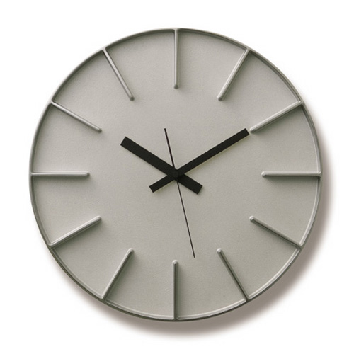 レムノス edge clock アルミニウム AZ-0115 AL (時計) 価格比較 - 価格.com