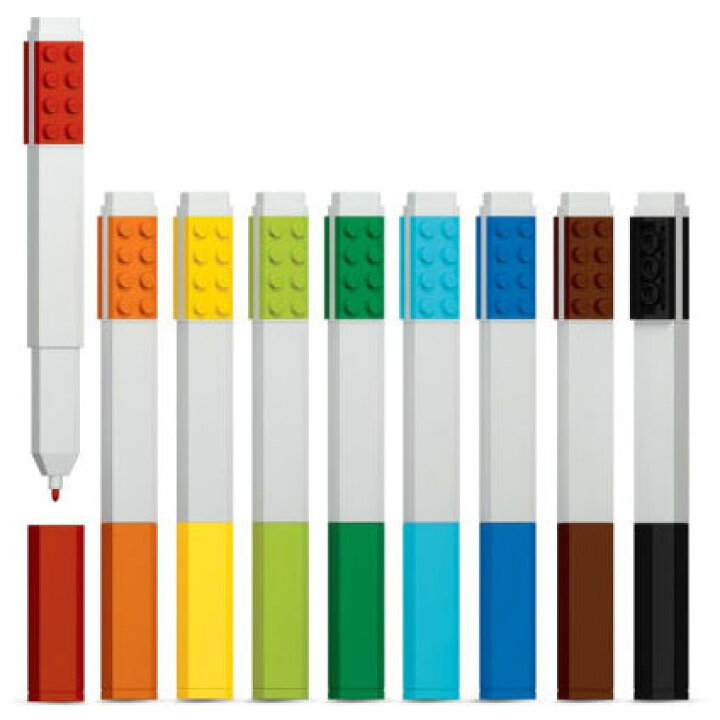 楽天市場 Lego カラーサインペン 9色セット 9本セット レゴ ボトル ボックス 9本セット セット おもしろ サインペンでイラスト レゴブロック Legoブロック ステーショナリー ペン ギフト 誕生日プレゼント アントデザインストア
