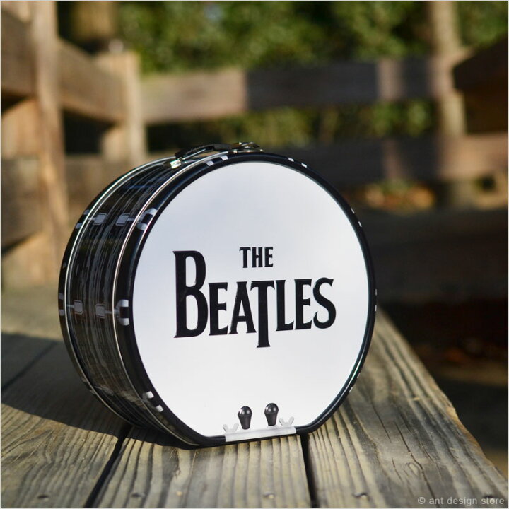 楽天市場】ビートルズ ドラム ブリキトート エンボス The Beatles 