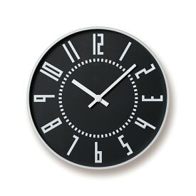 【10％OFFクーポン！24日23:59まで】レムノス Lemnos eki clock ブラックTIL16-01 BK 掛け時計 おしゃれ かわいい オシャレ アナログ 壁掛け時計 かけ時計 時計 見やすい 高級 日本製 北欧 モダン アンテ