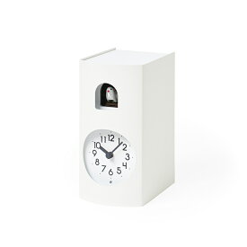 レムノス Lemnos Bockoo カッコー時計 ホワイト GF17-04 W 掛け置き兼用時計 おしゃれ かわいい オシャレ アナログ 壁掛け時計 かけ時計 時計 見やすい 高級 日本製 北欧