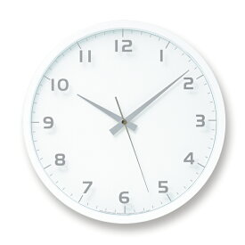 レムノス Lemnos nine clock 電波時計 ホワイト LC08-14W WH おしゃれ かわいい オシャレ アナログ 壁掛け時計 かけ時計 時計 見やすい 高級 日本製 北欧 モダン 白
