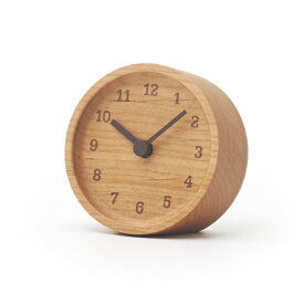 【10％OFFクーポン！26日19時～15h限定】レムノス 置き時計 MUKU desk clock アルダー LC12-05 AD Lemnos 時計 置時計 アナログ 日本製 北欧 おしゃれ かわいい お祝い 木製 小さい ミニ 見やすい 新築