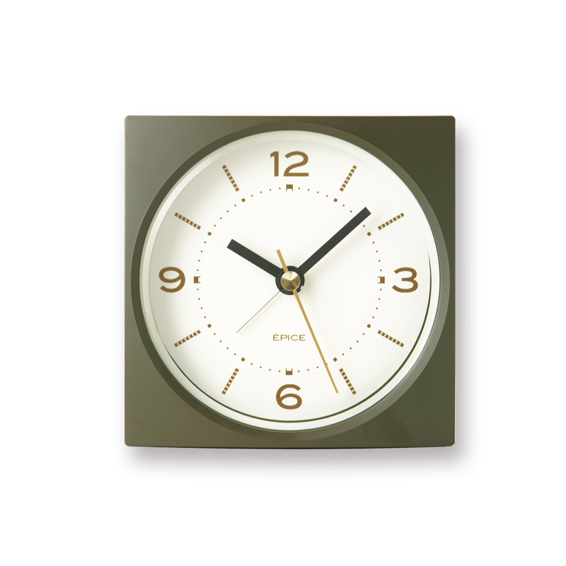 おしゃれでかわいいレムノス Lemnosの時計 レムノス Lemnos EPICE 人気ブランド多数対象 アラーム カーキ PA09-09 正規品送料無料 KHA 目覚まし時計 日本製 北欧スタイル 置き時計 大音量 時計 誕生日プレゼント シンプル PA09-09KHA 女友達 デザイナーズ 見やすい ギフト 時 アラームクロック