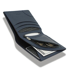 ヴィンテージ リバイバル プロダクションズ エアーウォレット タンドレザー ネイビー 財布 4562277711547 ブランド薄いカードがたくさん入る コンパクト Air Wallet tanne