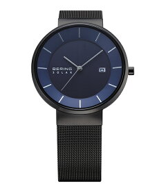 【売れ筋】ベーリング 腕時計 BERING ソーラー Scandinavian Solar スカンジナビアンソーラー 14639-227 ブラック ネイビー メンズ メンズ レディース 時計 ブランド