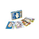 【10％offクーポン 6時間限定】ムーミン Moomin 木箱入りウッドパズル 4 個セット Barbo Toys バルボトイズ おもちゃ 子供 キッズ トイ グッズ リトルミイ スナフキン ミイ ニョロニョロ 北欧 インテリア 雑貨 北欧雑貨 フィ