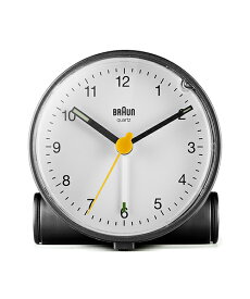 【売れ筋】ブラウン 時計 BRAUN クラシックアナログアラームクロック 目覚し時計 ブラック BC01BW おしゃれ かわいい アナログ シンプル 大音量 置き時計 置時計 北欧 小さい 大きい Cl