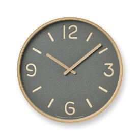 【ポイント10倍！6月1日限定】レムノス Lemnos THOMSON PAPER グレー NY18-15 GY 掛け時計 おしゃれ かわいい オシャレ アナログ 壁掛け時計 かけ時計 時計 見やすい 高級 日本製 北欧 モダン