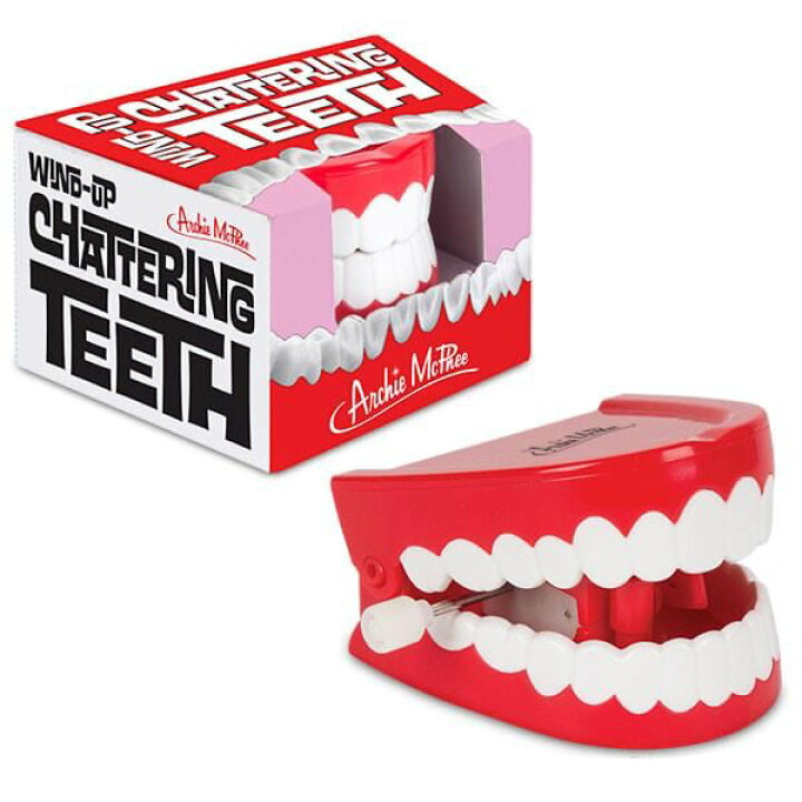 楽天市場 アーチーマクフィー アクータメンツ ウィンドアップティース ゼンマイのおもちゃ Archie Mcphee Accoutrements Wind Up Chattering Teeth おもちゃ 入れ歯 歯 模 アントデザインストア