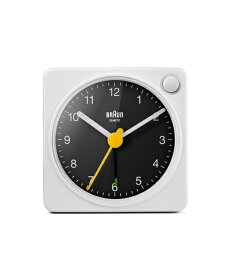 【売れ筋】ブラウン 時計 BRAUN アナログアラームクロック 目覚し時計 ホワイト ブラック BC02XWB おしゃれ かわいい アナログ シンプル 大音量 置き時計 置時計 北欧 小さい 大きい A