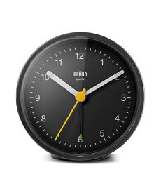 【10％OFFクーポン！4日20時～28h限定】ブラウン 時計 BRAUN クラシックアナログアラームクロック 目覚し時計 ブラック BC12B おしゃれ かわいい アナログ シンプル 大音量 置き時計 置時計 北欧 小さい 大きい Cla