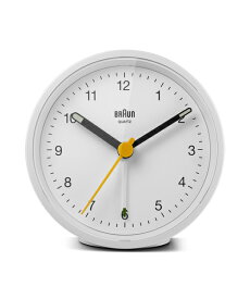 【売れ筋】ブラウン 時計 BRAUN クラシックアナログアラームクロック 目覚し時計 ホワイト BC12W おしゃれ かわいい アナログ シンプル 大音量 置き時計 置時計 北欧 小さい 大きい Cla
