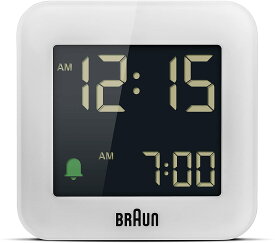 【売れ筋】ブラウン 時計 BRAUN デジタルクロック 目覚まし時計 ホワイト BC08W おしゃれ かわいい デジタル シンプル 大音量 置き時計 置時計 北欧 小さい 大きい Digital Clo
