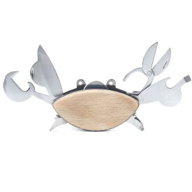 キッカーランド クラブマルチツール カニ KCD114 缶切り 栓抜き Kikkerland Crab Multi Tool おしゃれ かっこいい ハサミ ボトルオープナー マイナスドライバー ナイ