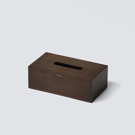 【売れ筋】ideaco イデアコ Tissue Case SP wood ソフトパック専用 ティッシュケースSPウッド ウォルナット 4539918503519 木目 木 天然木 ブラウン ティッシュボ
