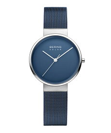 【最大3000円クーポン配布中】ベーリング 腕時計 BERING Ladies SCANDINAVIAN SOLAR 14331-307 シルバー ブルー レディース 女性 時計 ブランド アナログ おしゃれ かわいい 防水