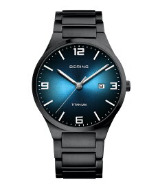 【売れ筋】ベーリング 腕時計 BERING Unisex TITANIUM Collection 15240-727 ブルー ブラック 青 黒 ユニセックス メンズ レディース 男女兼用 時計 ブラン