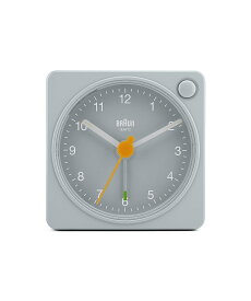 【売れ筋】ブラウン 時計 BRAUN アナログアラームクロック 目覚まし時計 グレー イエロー BC02XG トラベルクロック 大音量 置き時計 置時計 時計 アナログ 日本製 北欧 おしゃれ かわいい