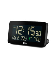 【売れ筋】ブラウン 時計 BRAUN デジタルアラームクロック 目覚まし時計 ブラック BC10B 置き時計 デジタル おしゃれ デジタル時計 大きい リビング 大音量 Digital Alarm C