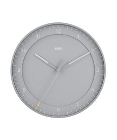 【売れ筋】ブラウン 時計 BRAUN ウォールクロック 掛け時計 グレー BC17G 北欧 掛時計 壁掛け 大きな 壁掛け時計 おしゃれ ブランド 壁かけ モダン かわいい アナログ シンプル 寝室