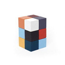 【10％OFFクーポン！6月5日23:59まで】キッカーランド イラスティキューブ3Dウッデンパズル KGG165 Elasti Cube 3D Wooden Puzzle Kikkerland おしゃれ かわいい 北欧 モダン おすすめ イン