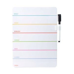 ySi|Cg5{z[։ LbJ[h EB[N[hCC[X{[h zCg{[h KMH70 Weekly Dry Erase Board Kikkerland Ǌ| \\ Tԗ\\ ①  y N 