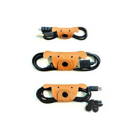 キッカーランド ドッグケーブルタイ 3個セット KUS221 Dog Cable Ties Set of 3 ケーブル 収納 コード Kikkerland おしゃれ かわいい 北欧 おしゃれ かわいい 北欧 ギフト 誕生日プレゼント インテリア 雑貨 シンプル