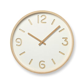 レムノス 掛け時計 THOMSON PAPER 絹 NY18-15 WH Lemnos 日本製 時計 壁掛け時計 北欧 トムソン ペーパー 白 ホワイト おしゃれ かわいい ブランド アナログ モダ