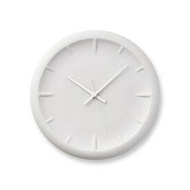 レムノス Lemnos 掛け時計 RELIEF レリーフ ホワイト RF22-06 WH セラミックジャパン Ceramic Japan 日本製 時計 壁掛け時計 北欧 おしゃれ かわいい 磁器