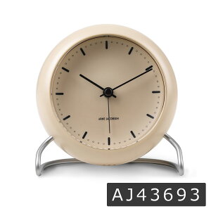 【ポイント10倍】【レビュー特典】【正規品】アルネ ヤコブセン 時計 テーブルクロック バンカーズ シティーホール ステーション ローマン LK 置き時計 目覚し時計 ARNE JACOBSEN 高級 北欧 アラ