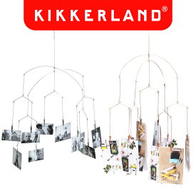 【割引クーポン配布中】メール便可 キッカーランド モビールフォトクリップ シルバー コッパー モビール キット Kikkerland Copper Mobile Photo Clip 材料 北欧 赤ちゃん おしゃれ 大人 出産祝い 雑貨 置物 モビール大人 フォトフレーム おしゃれ 写真立て 女の子