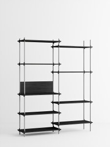 【ポイント10倍】ムーべ MOEBE シェルビングシステム S.200.2.A 棚 オープンラックオープンシェルフ 収納棚 スリム 北欧 おしゃれ かわいい 木製 ウッド 木 シェルフ 奥行35cm 収納 本棚 インテリ